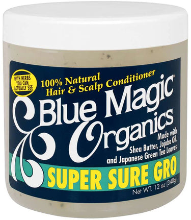 Blue Magic Organics Super Sure Gro  12 oz - ANNS BEAUTY SUPPLY